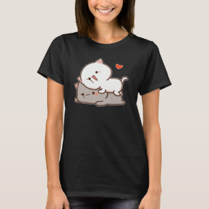 Cute Mochi Peach Cat T-shirt
