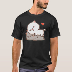 Cute Mochi Peach Cat T-shirt