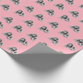 Cute Modern  Angels roze Cadeaupapier (Hoek)