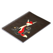 Cute Modern Artsy Fox Painting Notitieboek (Linkerzijde)