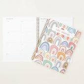 Cute Modern Assorted Pastel Rainbow Planner (Display)