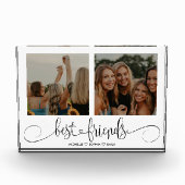 Cute Modern Best Friends Forever Foto Gift (Voorkant)