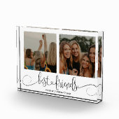 Cute Modern Best Friends Forever Foto Gift (Rechts)