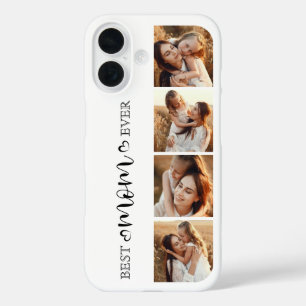 Cute Modern Beste Moeder Ooit Instagram Fotocollag iPhone 16 Hoesje