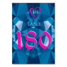 Cute Modern Blauwe Trouw  Kaart