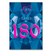 Cute Modern Blauwe Trouw  Kaart (Voorkant)