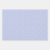 Cute Modern Blue Stippen Pattern Inpakpapier Vel (Voorkant 2)