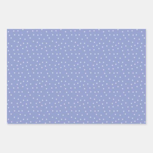 Cute Modern Blue Stippen Pattern Inpakpapier Vel (Voorkant)