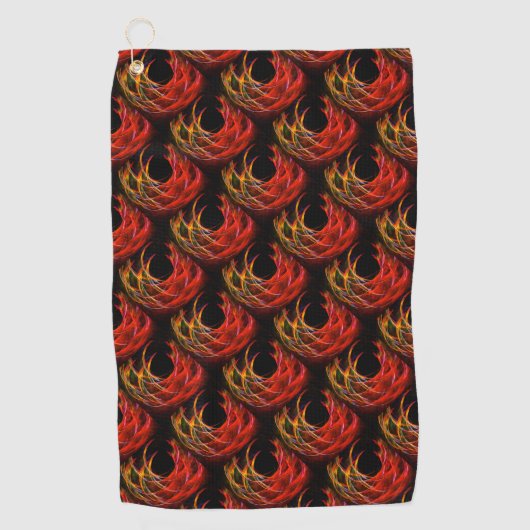Cute Modern Boho Elegant Abstract Art Pattern #503 Golfhanddoek (Voorkant)