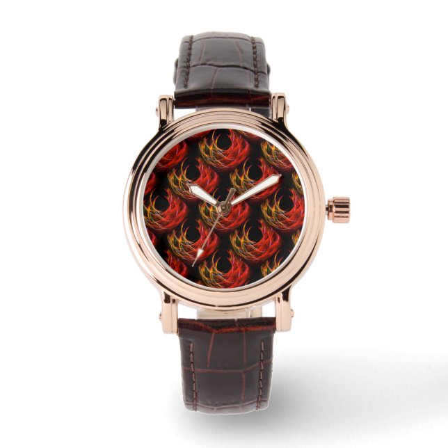 Cute Modern Boho Elegant Abstract Art Pattern #503 Horloge (Voorkant)