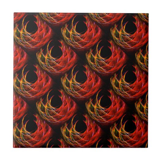 Cute Modern Boho Elegant Abstract Art Pattern #503 Tegeltje (Voorkant)