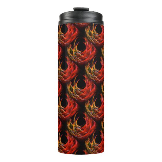 Cute Modern Boho Elegant Abstract Art Pattern #503 Thermosbeker (Voorkant)