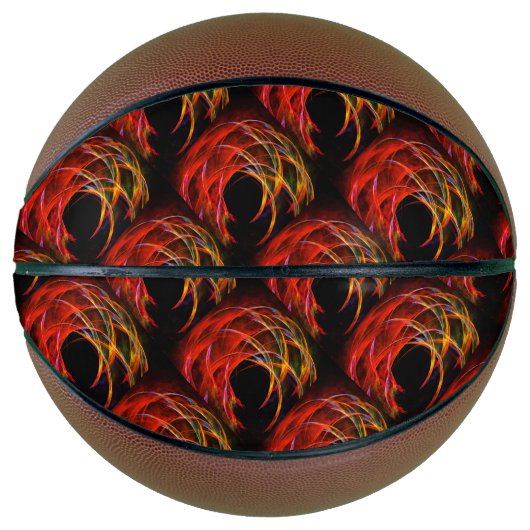 Cute Modern Boho Elegant Abstract Artpatroon #503 Basketbal (Voorkant)