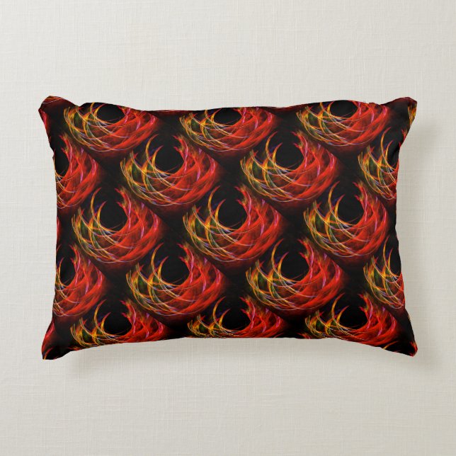 Cute Modern Boho Elegante Abstracte Kunst Patroon  Accent Kussen (Voorkant)
