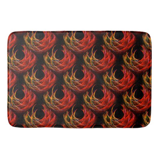 Cute Modern Boho Elegante Abstracte Kunstpatroon # Badmat (Voorkant)
