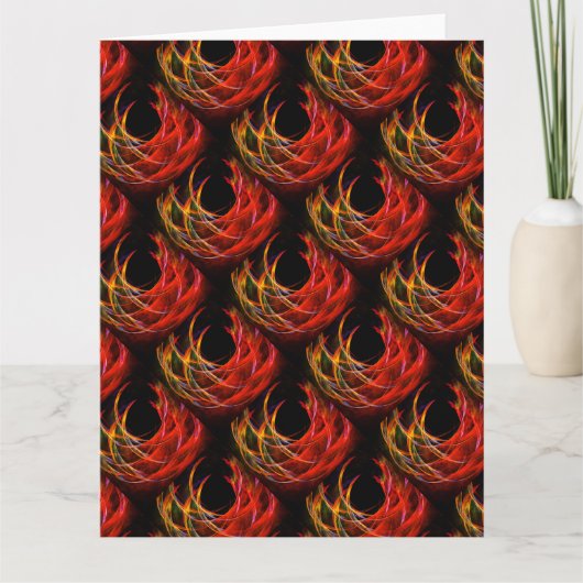 Cute Modern Boho Elegante Abstracte Kunstpatroon # Bedankkaart (Voorkant)