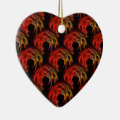 Cute Modern Boho Elegante Abstracte Kunstpatroon # Keramisch Ornament (Rechts)