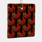 Cute Modern Boho Elegante Abstracte Kunstpatroon # Keramisch Ornament (Rechts)