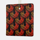 Cute Modern Boho Elegante Abstracte Kunstpatroon # Keramisch Ornament (Links)