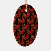 Cute Modern Boho Elegante Abstracte Kunstpatroon # Keramisch Ornament (Rechts)