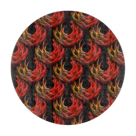 Cute Modern Boho Elegante Abstracte Kunstpatroon # Snijplank (Voorkant)