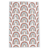 Cute Modern Boho Neutral Rainbow Medium Cadeauzakje (Voorkant)