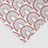 Cute Modern Boho Neutral Rainbow Tissuepapier (Detail)