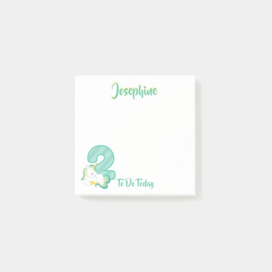Cute Modern Chic Girly Script Name Post-it® Notes (Voorkant)