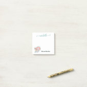 Cute Modern Chic Script Name Post-it® Notes (Op bureau)