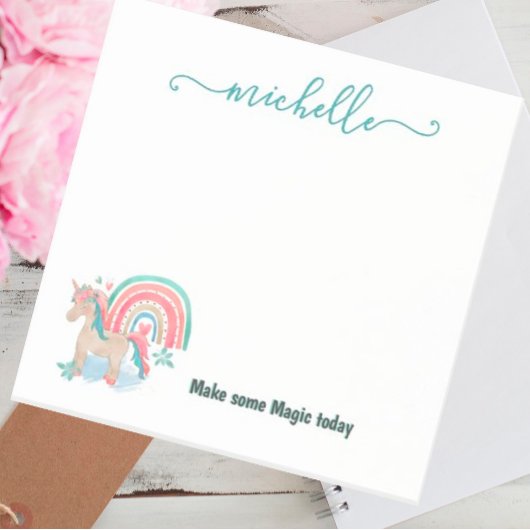 Cute Modern Chic Script Name Post-it® Notes