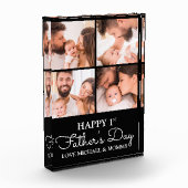 Cute Modern Collage Happy First Fathers Day Fotoblokken (Links)