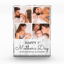 Cute Modern Collage Happy First Moederdag