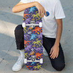Cute Modern Colorful Fun Dinosaur Kinder Pattern Persoonlijk Skateboard<br><div class="desc">This modern design features acute colorful dinosaur pattern #dinosaur #jurasic #kids #giftsforkids #giftsforkids #giftsforhim #giftsforher #feminine #girly #customgifts #skateboards #skateboarding #outdoor #sportsports #sportsequipment #fun #fashion #customdesign #custom #christmas #birthday #folidays</div>