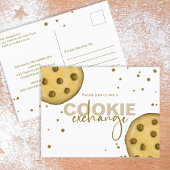 Cute Modern Cookie Exchange Whimsical Fun Briefkaart