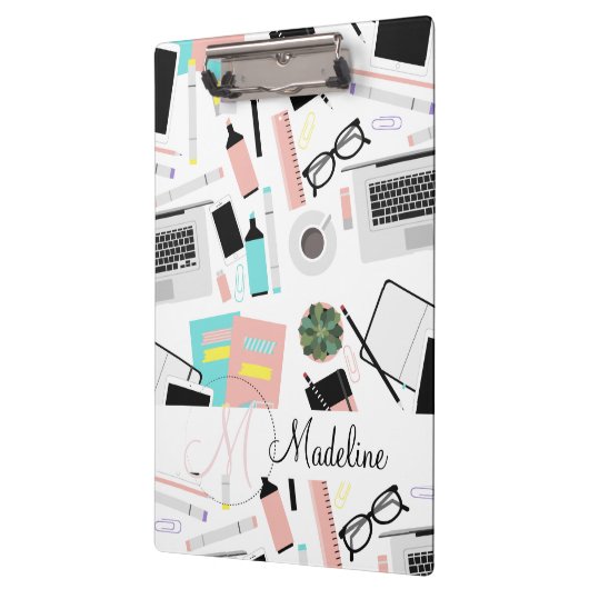 Cute Modern Custom Desktop Pattern Klembord (Links)