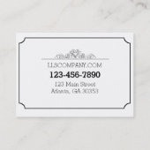 Cute Modern Custom Desktop Pattern Visitekaartje (Achterkant)