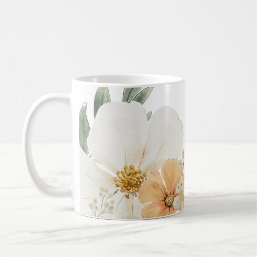 Cute modern farmhouse Mug teacup Koffiemok (Links)