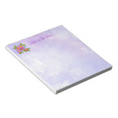 Cute Modern Flower Bundle Notitieblok (Schuin)