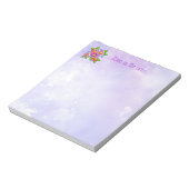 Cute Modern Flower Bundle Notitieblok (Linkerzijde)