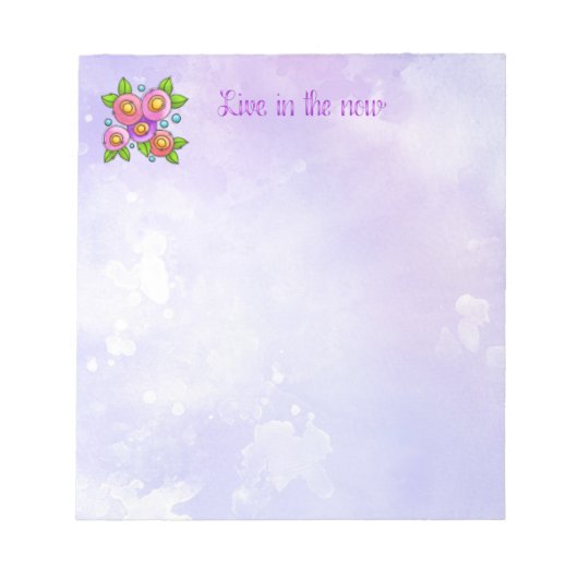 Cute Modern Flower Bundle Notitieblok (Voorkant)