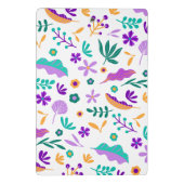 Cute Modern Flowers en Leaves Mini Klembord (Achterkant)