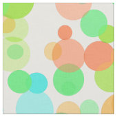 Cute Modern Funky Whimsical Summer Stippen Pattern Stof (Close Up)