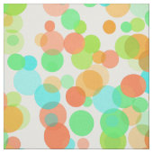 Cute Modern Funky Whimsical Summer Stippen Pattern Stof (Swatch)