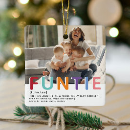 Cute Modern Funtie Tyopgraphy Keramisch Ornament