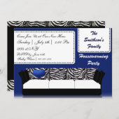 Cute Modern Furniture Housewarming Party Kaart (Voorkant / Achterkant)