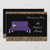 Cute Modern Furniture Housewarming Party Kaart (Voorkant / Achterkant)