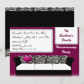 Cute Modern Furniture Housewarming Party Kaart (Voorkant / Achterkant)