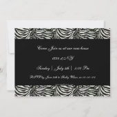 Cute Modern Furniture Housewarming Party Kaart (Achterkant)