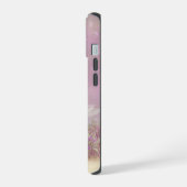 Cute Modern Girly Pink Butterfly Fairies iPhone 15 Case (Linkerkant)