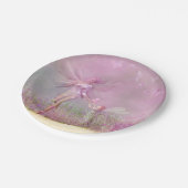 Cute Modern Girly Pink Butterfly Fairies Papieren Bordje (Gekanteld)